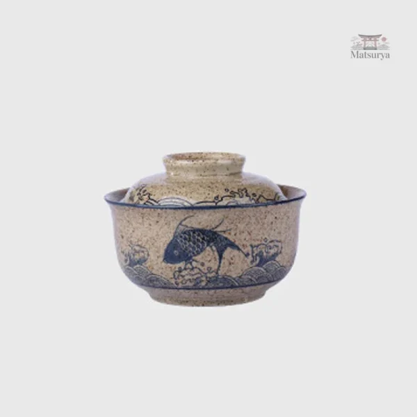 Couvercle en bois pour bol japonais traditionnel
