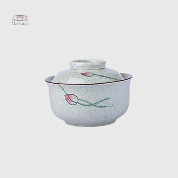Bol japonais design avec couvercle élégant