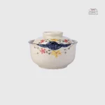 Bol japonais avec couvercle, style minimaliste