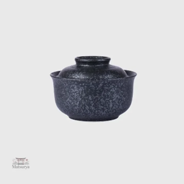 Bol japonais décoratif avec couvercle pratique