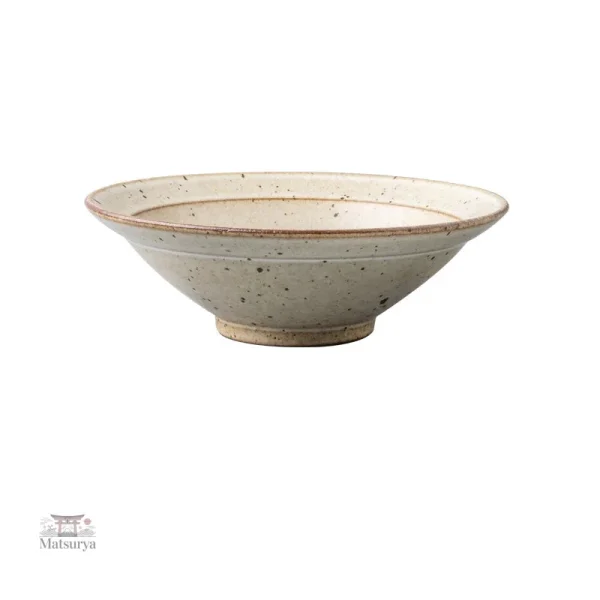 Bol en céramique blanc au charme rétro japonais
