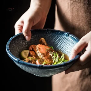 Bol Japonais coloré, artisanat céramique unique