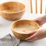 Bol en Bambou design japonais pour repas authentiques