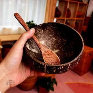 Bol en noix de coco, parfait pour une expérience culinaire japonaise