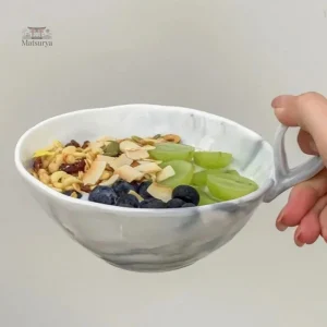 Bol Japonais traditionnel au motif marbré