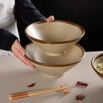 Bol élégant en mélamine pour repas japonais