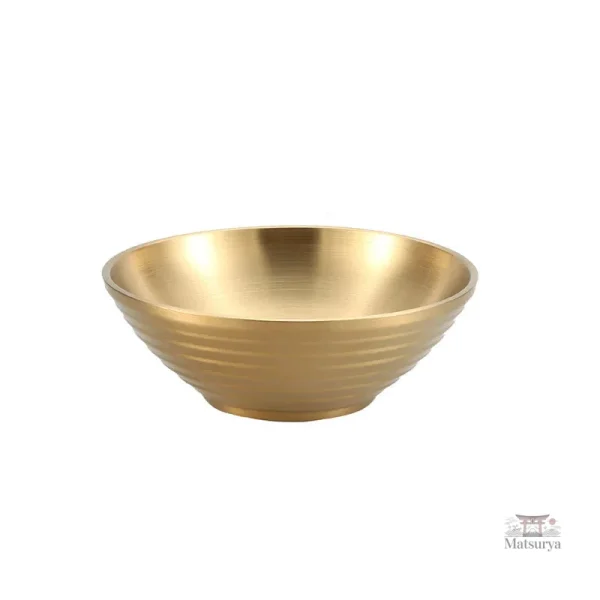 Bol Japonais doré, design minimaliste