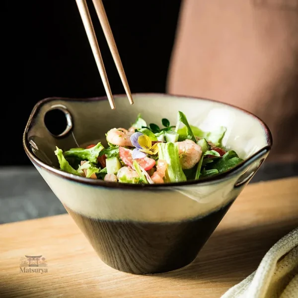 Bol Japonais artisanal, parfait pour servir