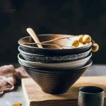 Bol ramen en céramique japonaise artisanale