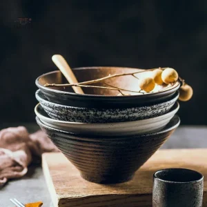 Bol ramen en céramique japonaise artisanale