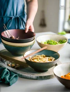 Bol repas japonais design artisanal