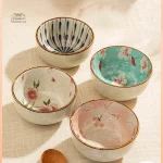 Bol rond japonais en céramique traditionnelle