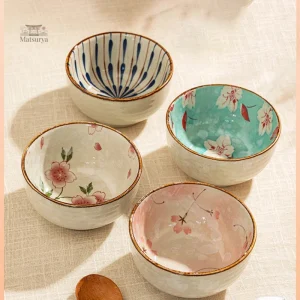 Bol rond japonais en céramique traditionnelle