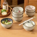 Bol japonais en style rond pour cuisine moderne