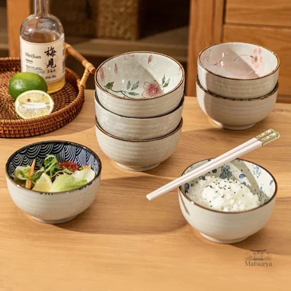 Bol japonais en style rond pour cuisine moderne