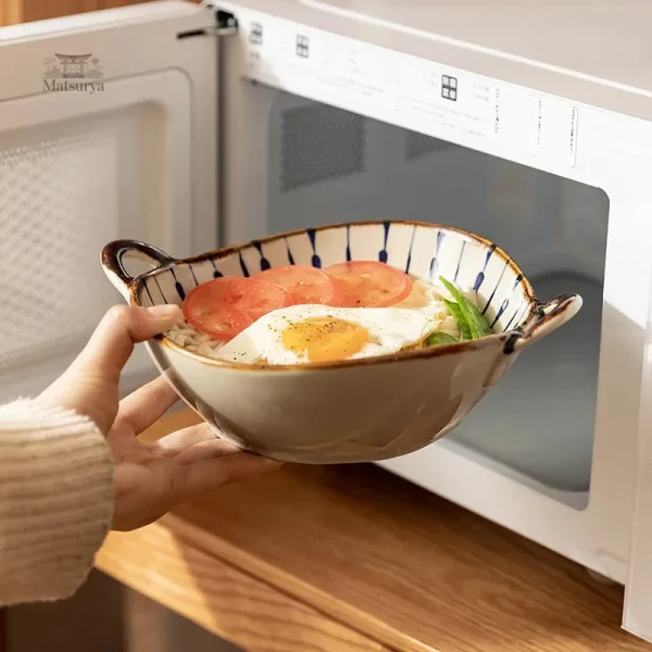 Bol Soupe Japonais élégant avec prise en main