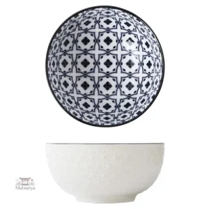 Bol Style Japonais avec motifs traditionnels
