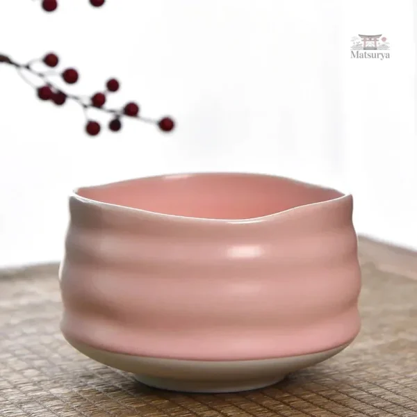 Bol à thé matcha aux couleurs apaisantes