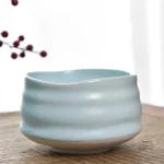 Bol à thé matcha traditionnel en porcelaine
