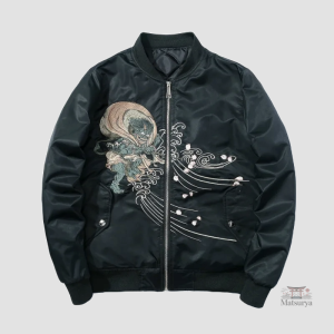 Veste bomber homme inspirée de la mode japonaise