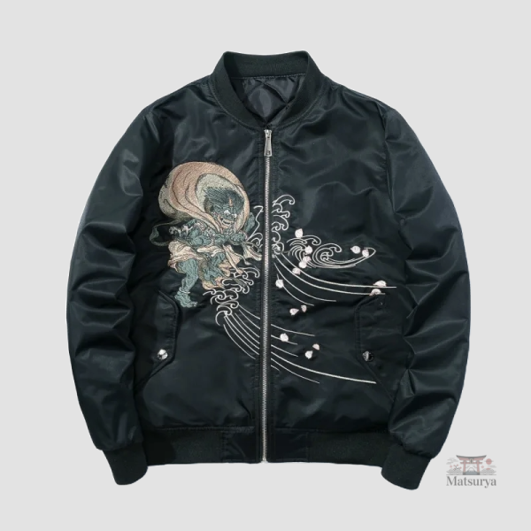 Veste bomber homme inspirée de la mode japonaise