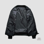 Veste bomber à motif japonais pour homme