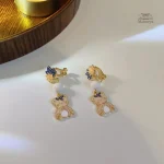 Bijou asymétrique inspiré de l'art japonais