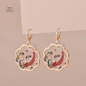 Accessoire mode japonaises, boucle d'oreille délicate