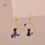 Boucle d'oreille femme, design inspiré du Japon