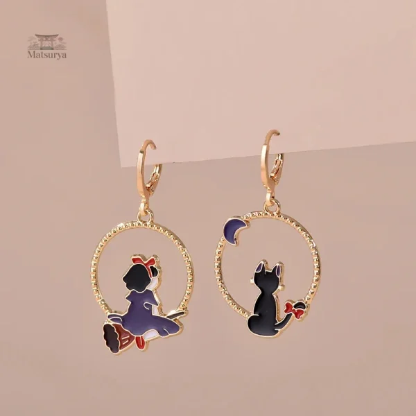 Boucle d'oreille femme, design inspiré du Japon