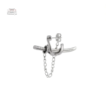 Design japonais pour boucle d'oreille masculine