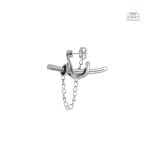 Accessoire homme : boucle d'oreille japonaise