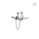 Boucle d'oreille tendance pour homme