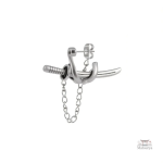 Boucle d'oreille artisanale japonaise