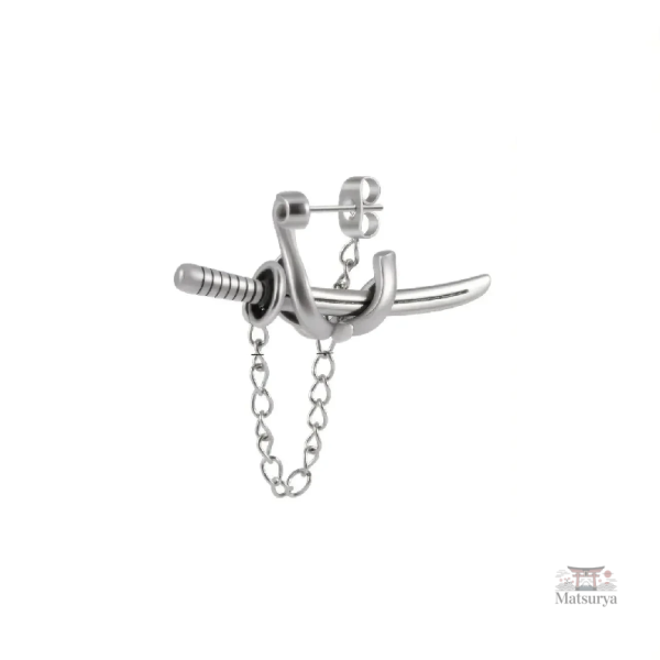 Boucle d'oreille artisanale japonaise