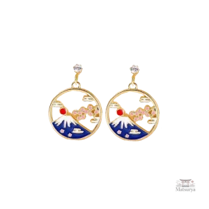 Bijoux japonais représentant le Mont Fuji