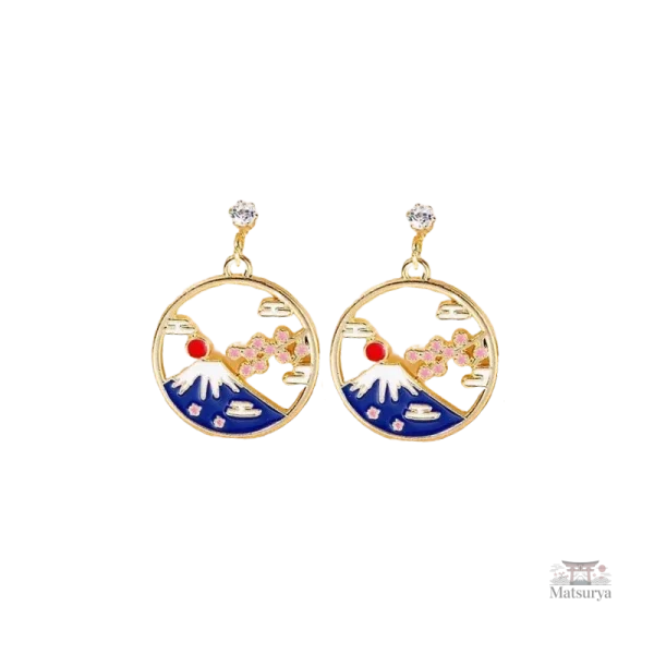Bijoux japonais représentant le Mont Fuji