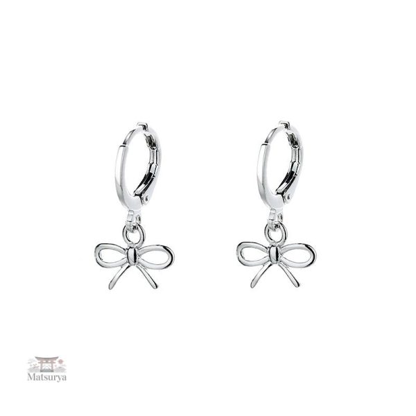 Accessoire tendance : boucle d'oreille japonaise nœud papillon