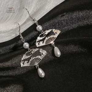 Boucle d'oreille japonaise en design original