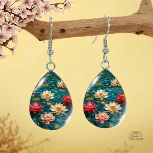 Boucle d'oreille japonaise traditionnelle en design élégant