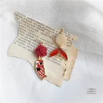 Accessoire rétro : boucle d'oreille japonaise