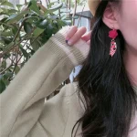 Boucle d'oreille artisanale japonaise