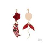 Élégance japonaise : boucle d'oreille raffinée