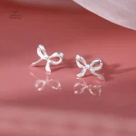 Boucle d'oreille nœud Japonaise élégante et raffinée