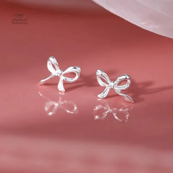 boucle-doreille-noeud-japonaise-1 Boucle d'oreille nœud Japonaise élégante et raffinée