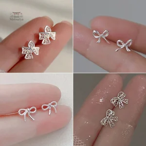Boucle d'oreille nœud Japonaise en style traditionnel