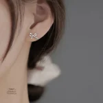 Boucle d'oreille nœud Japonaise avec design unique