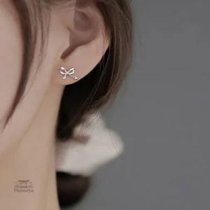 Boucle d'oreille nœud Japonaise avec design unique