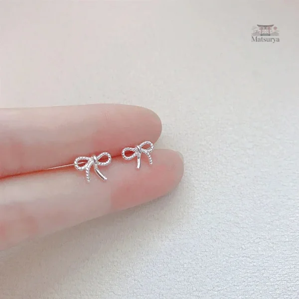 Boucle d'oreille nœud Japonaise pour les amateurs de mode