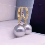 Boucle d'oreille japonaise à perle classique